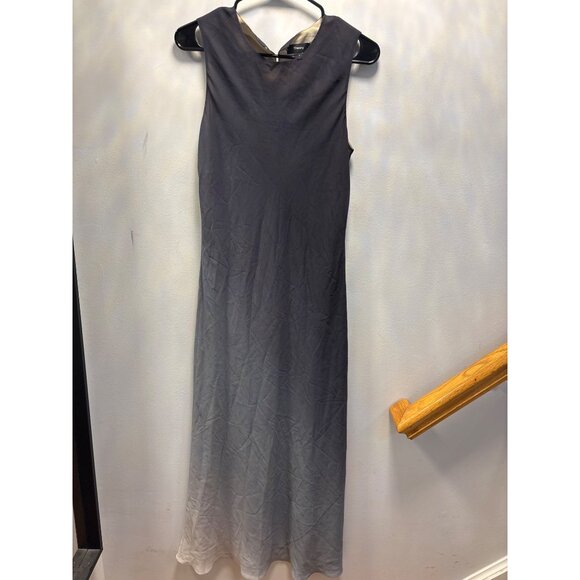 Theory Womens Sleeveless Ombré Maxi Dress size 4 - Picture 2 of 9